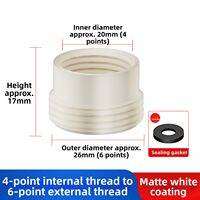 Submarine | Universal Copper Adapter for Washing Machine Tap