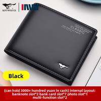 SEPTWOLVES | Mens Short Genuine Leather Cardholder Wallet