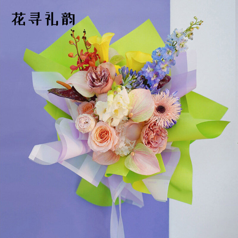 Flower Gift-Seeking Rhyme Qixi Light Paper Waterproof ...