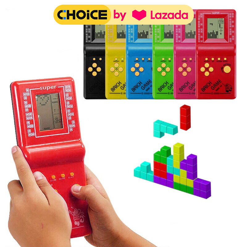 Máy Chơi Game Cầm Tay/ Máy Xếp Gạch Tetris Game Màn Hình Lớn Đồ Chơi Tuổi Thơ