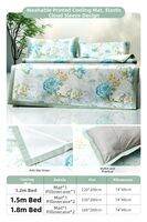 FUANNA (富安娜) | Washable Breathable Air Conditioner Summer Cooling Mat Pillow Set Floral