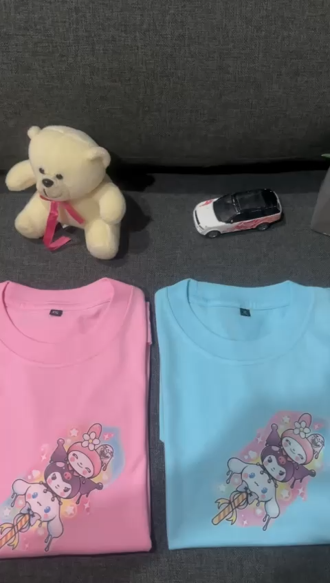 KOKO IMPORT - Baju Kaos Anak Kuromi Melodi Cinamorol Es Krim Ice Cream Perempuan Umur 2-16 Tahun