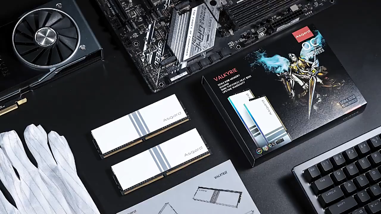 メモリー Asgard Valkyrie II DDR5 6000MHz CL28 32g Asgard Valkyrie II DDR5 RGB RAM Memory DDR5 RAM PC 16GBX2