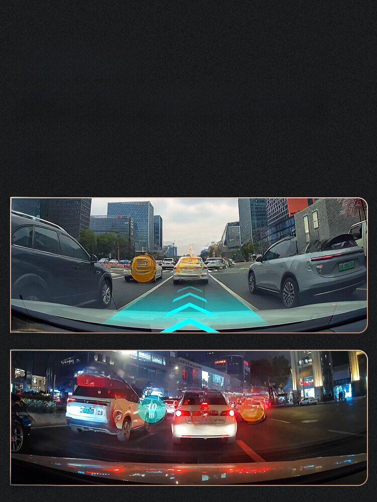 PAPAGO 4K High Definition Car Dash Camera 2025 New Model Wire-Free Front And Rear Dual Camera Parking Monitoring. 