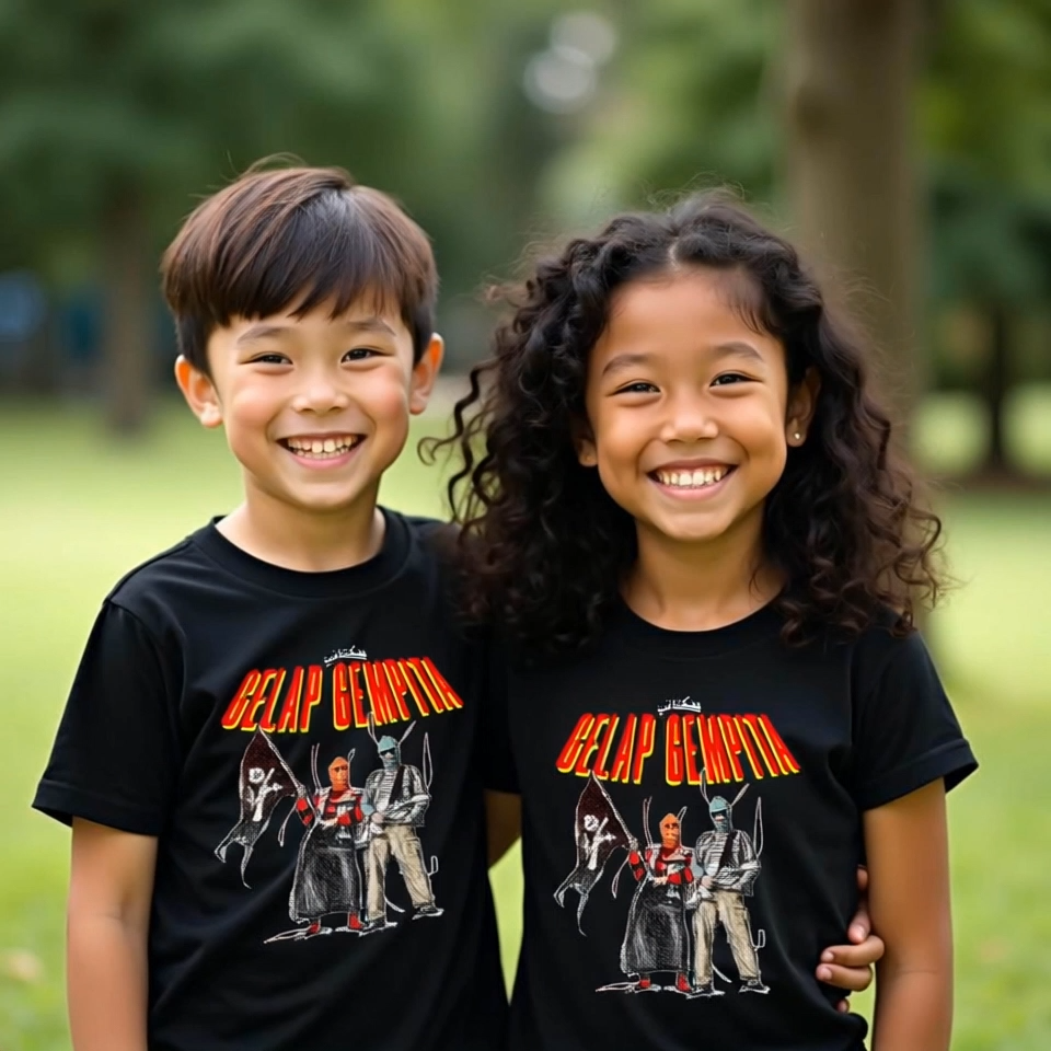 Monstahopkids KAOS ANAK BAND MUSIK SUKATANI Kaos Anak Laki-Laki Perempuan Bahan 24s
