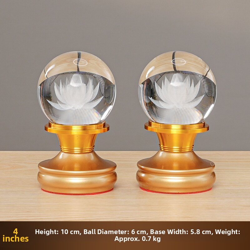 LED Seven-Color Crystal Lotus Light