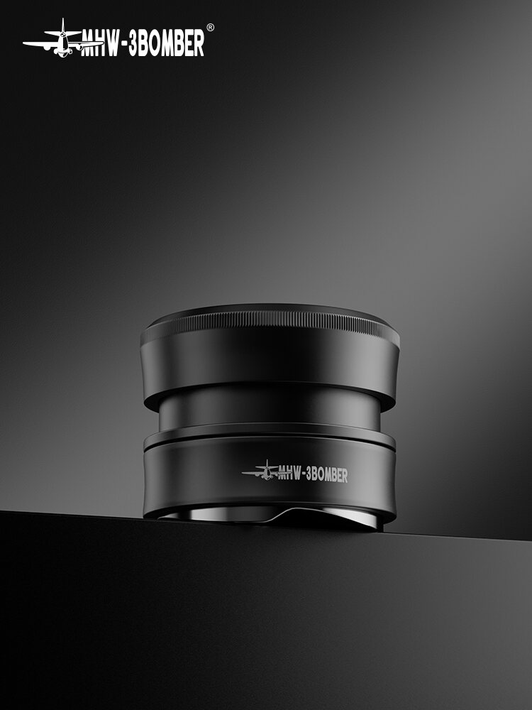 MHW-3BOMBER Black Obsidian Series Adaptive Height Italian Coffee Dosing Wand Universal 58mm Coffee Brewing Accessories