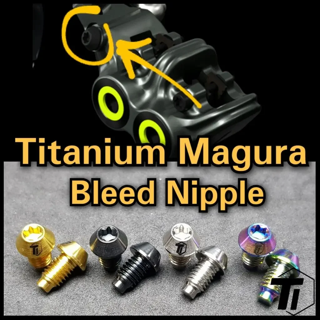 Titanium bolt bleed nipple for Magura Brake - MT2 MT5 MT5e MT7 MT8