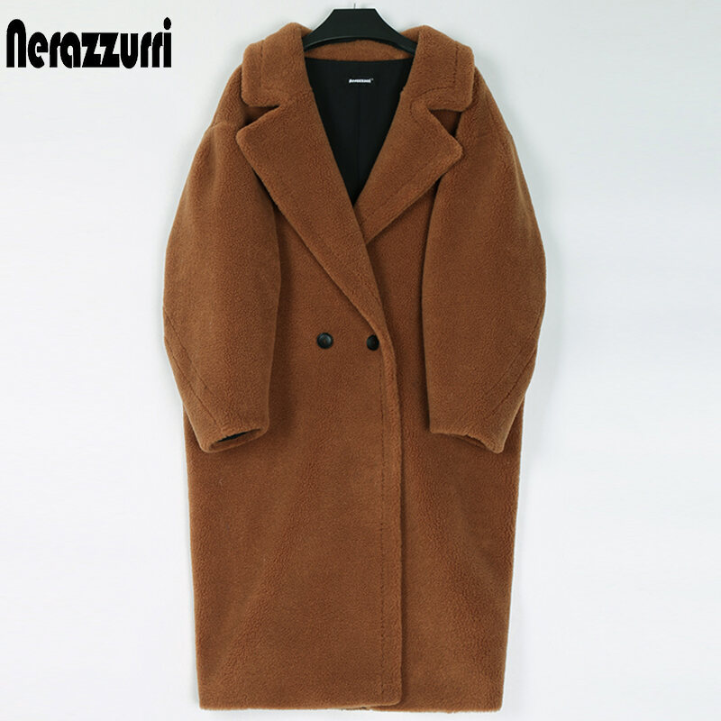long thick teddy coat