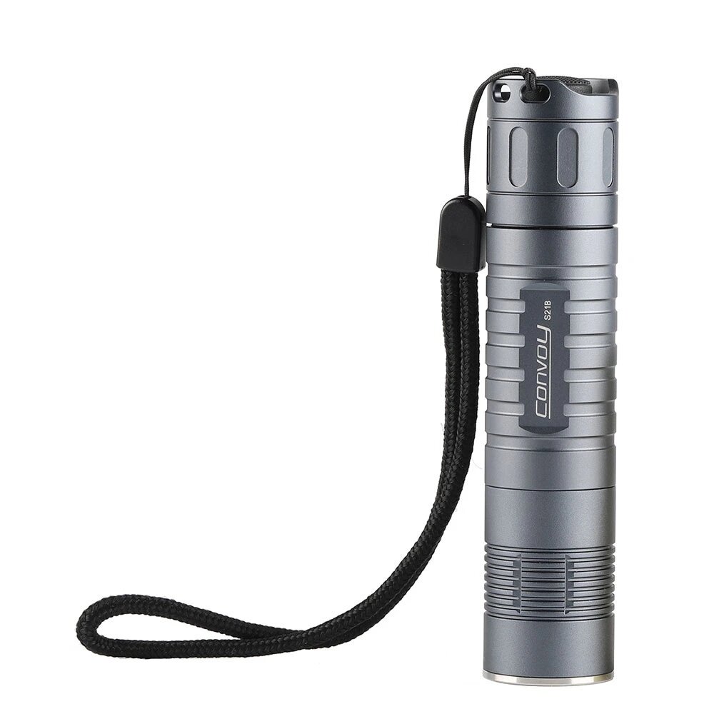 Convoy S21B B35AM 519A R9080 High CRI 21700 Temperature Protected Flashlight Outdoor Camping Travel Lighting Aluminum Alloy Waterproof