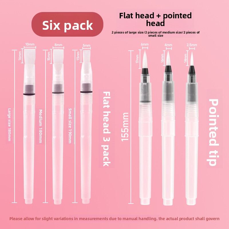 Touch mark | Large Capacity Portable Solid Watercolor Soft Tip Water Pen Set for Beginners