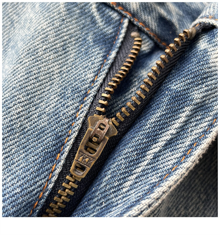 American Style Vintage Blue High Waist Wide Leg Jeans Women Loose Slim Straight Long Pants X-mier Denim Trousers for Ladies · v2