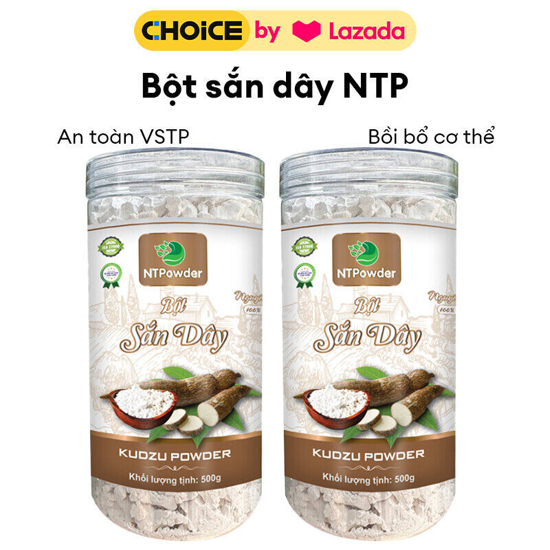 Bột Sắn Dây Bắc Loại 1 Nguyên Chất NTFood hũ 500gr - Nhất Tín Food