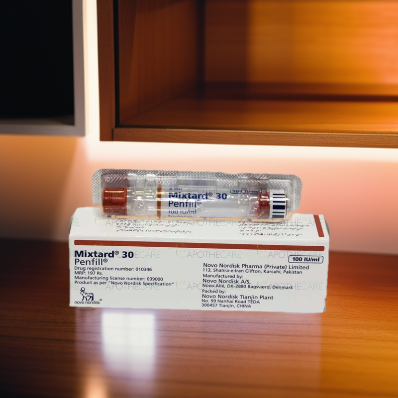Mixtard 30 Penfill insulin for pen use. 
