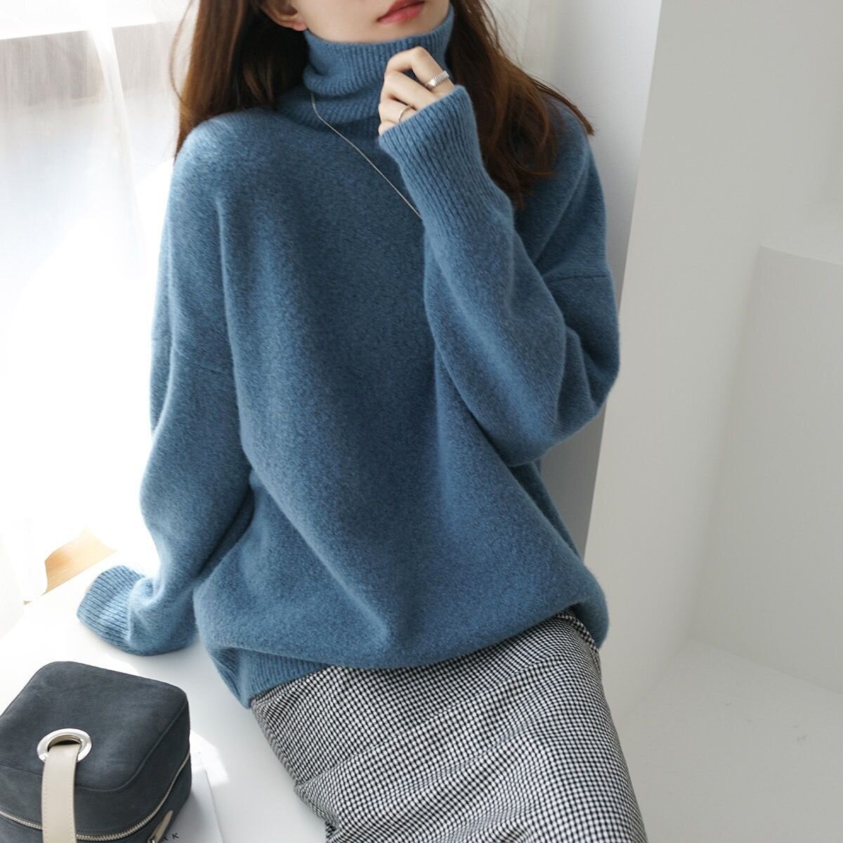 buy turtle neck jumper womens
