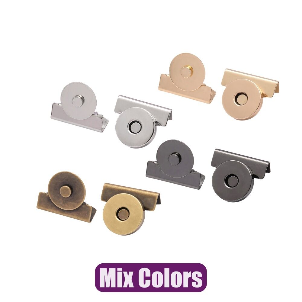 4/12 Sets Seamless Magnetic Button Magnet Buckle Hidden Button Snap Button for Shoulder Bag Wallet Clothes DIY Craft Accessories