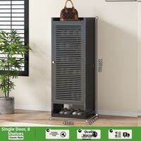 XUNHUAI | Bamboo Narrow Small Multi-layer Single Door Dust-proof Shoe Cabinet