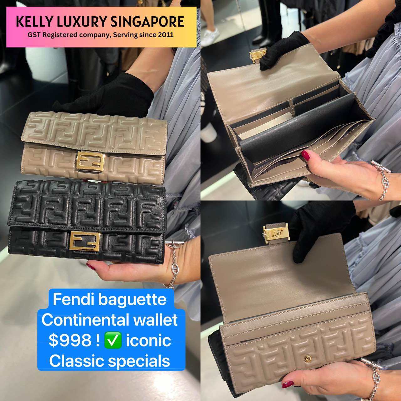 Fendi wallet sales singapore