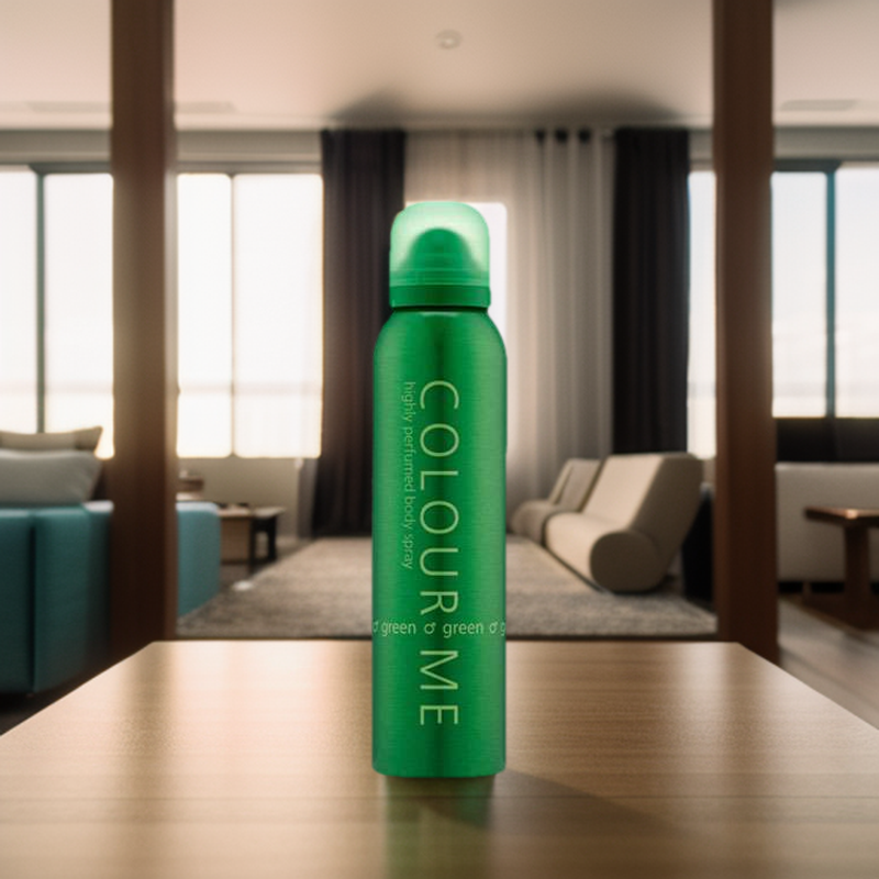COLOUR ME highly perfumed body spray (Green) 150ml | Daraz.lk