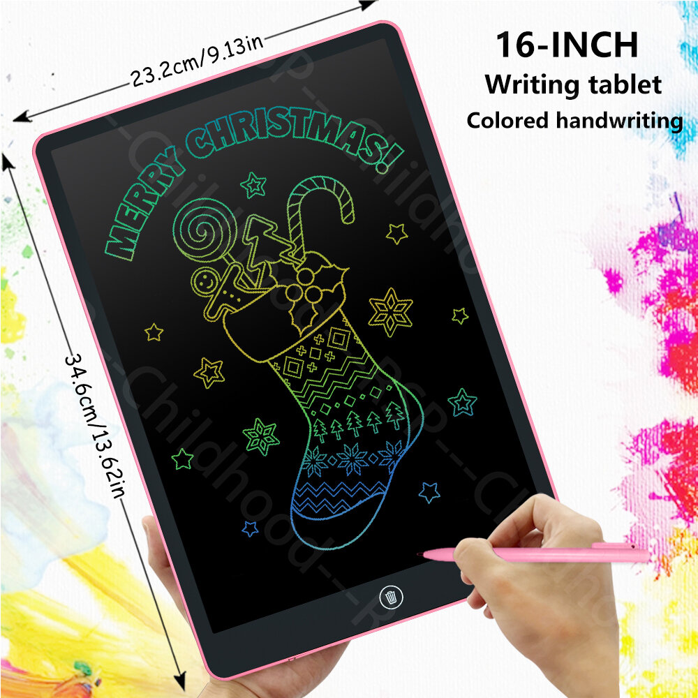 6.5/8.5/10/12/16-Inch LCD Drawing TabletHandwriting PadElectronic Writing BoardKids Christmas/Birthday Gifts/Educational toys