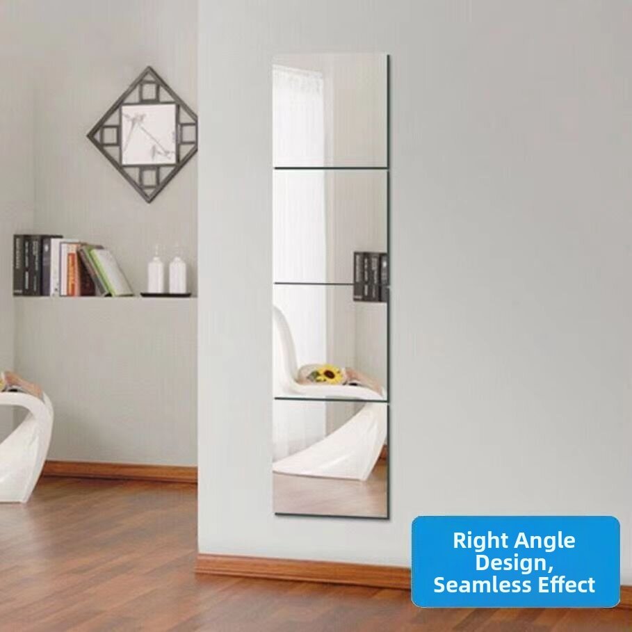 OME | Self-Adhesive Full-Length Mirror for Home Acrylic Sheet 1 Piece