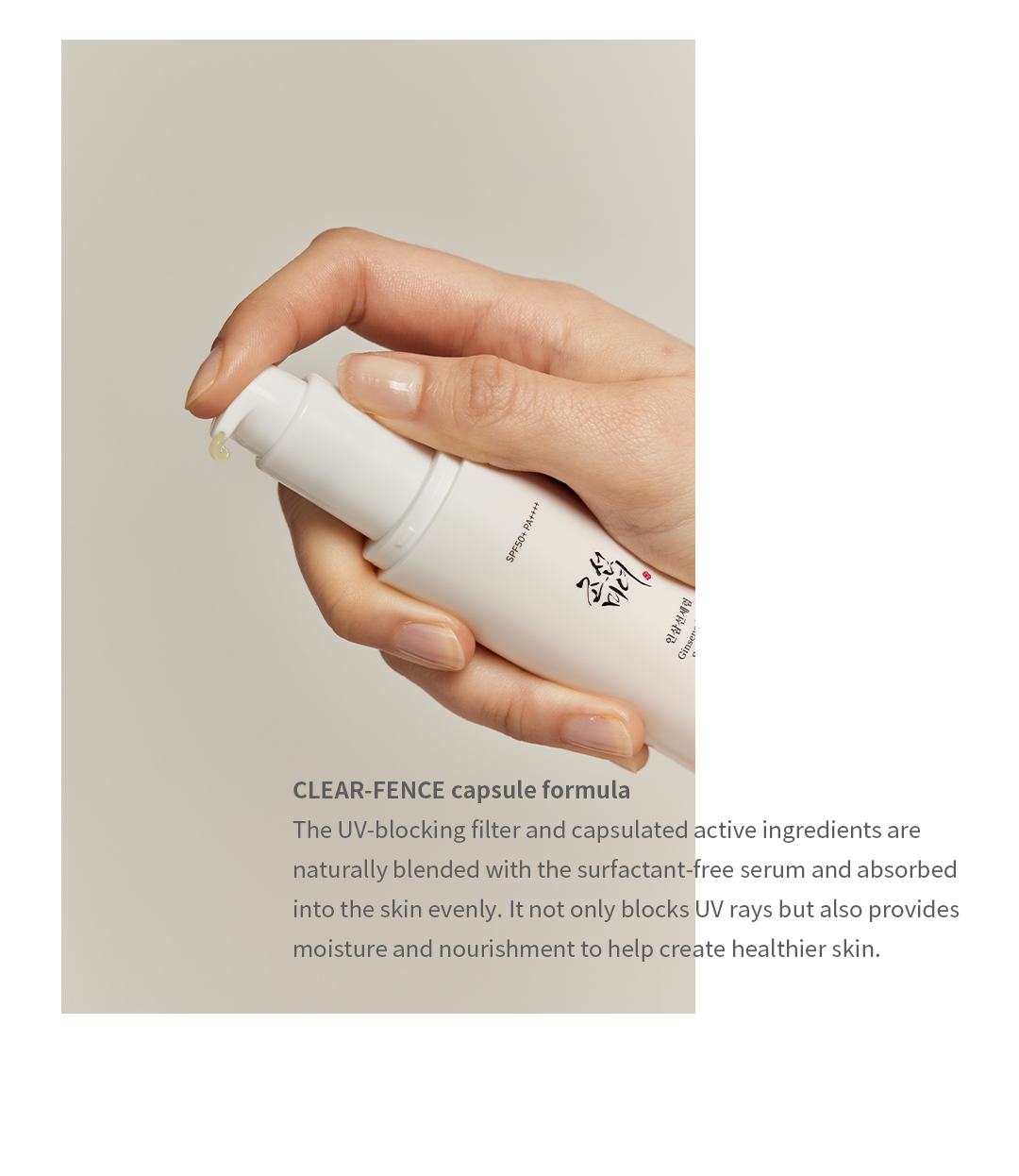 Nieuwe promo Beauty Of Joseon Ginseng Moist Sun Serum SPF50+ PA++++ (50 ml)_voghion.com