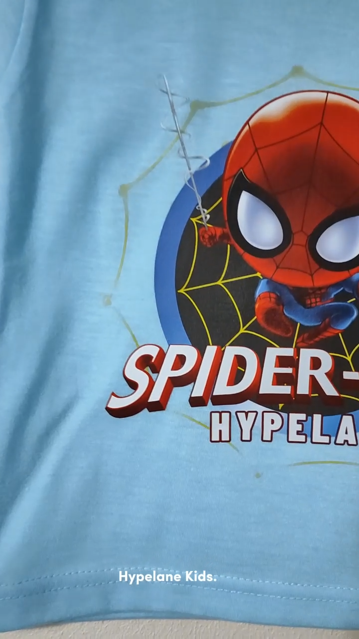 Baju Kaos Setelan Harian Anak Laki Laki Motif Superhero Distro Keren Umur 1 - 10 Tahun - Hypelane