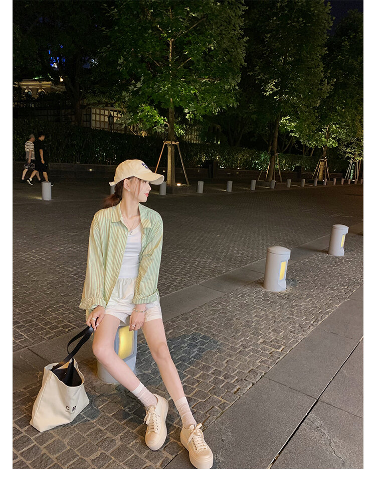 Women's Low Top round Toe Laced Canvas Shoes Thick Bottom Cross Pattern White Sneakers Worn in Dirty Looking Shoes · v11