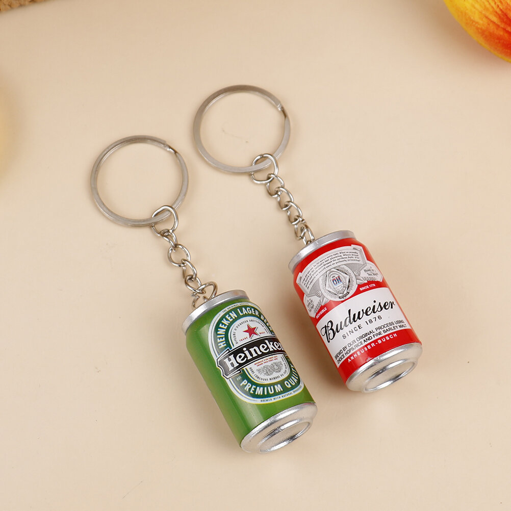 1PCS lon mini chai nước giải khát chìa khóa