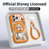 pinsai | Disney Theme Magnetic Shockproof Hanging Strap Phone Case for iPhone 17 Pro Max