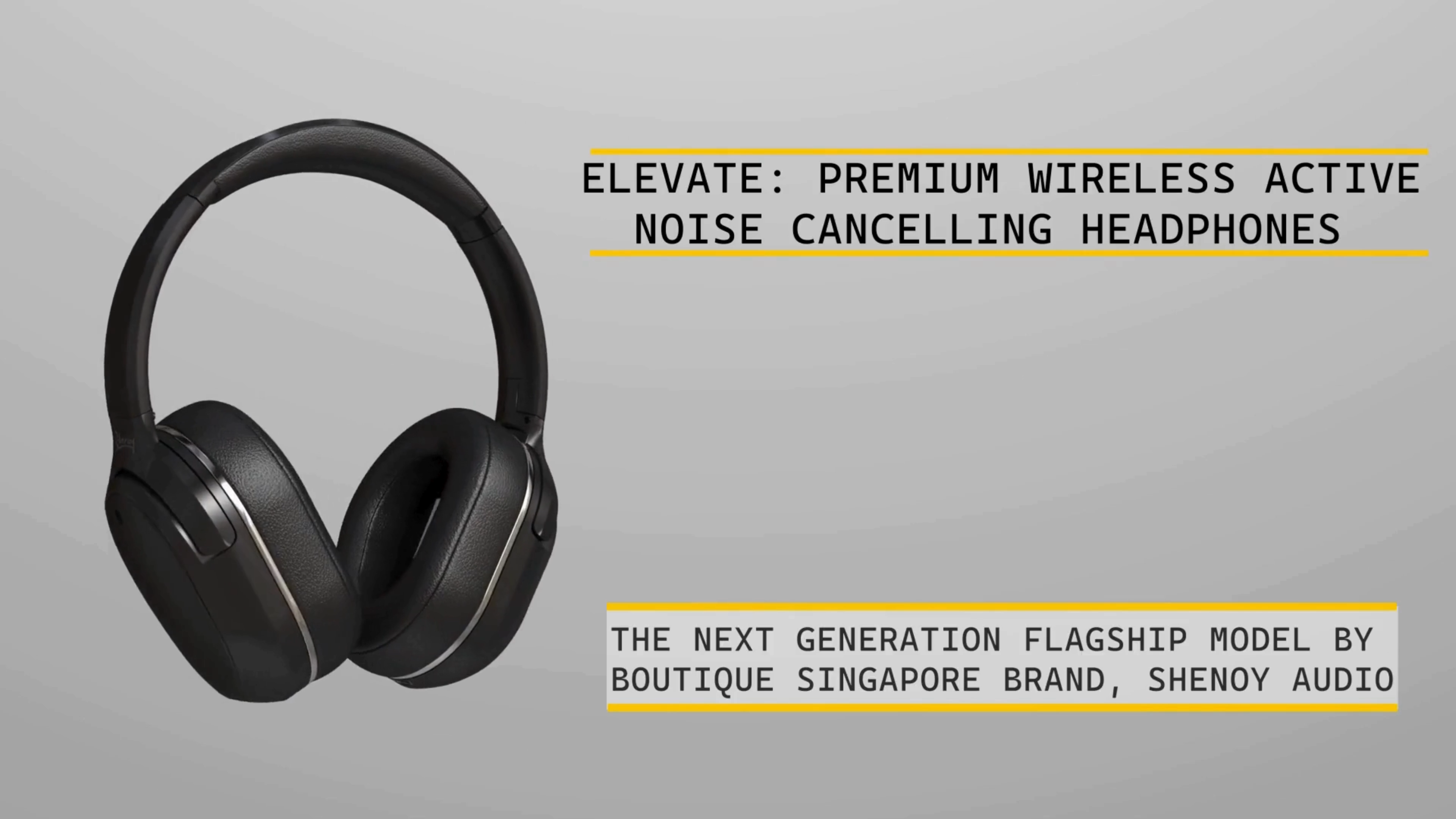 SH025 ELEVATE: Premium HD Quality Wireless Active Noise Cancelling Headphones