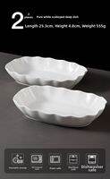 Yomerto | New Elegance Pure White Deep Dinner Plate