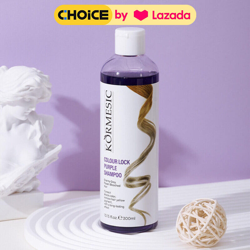 Dầu gội tím  - KHỬ ÁNH VÀNG giữ màu cho tóc nhuộm, tóc tẩy bền màu 300ml