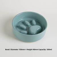 Petdebby | Anti Choke Slow Feeder Ceramic Bowl Medium Small Dogs