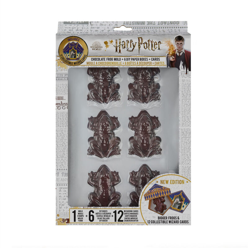 In Stock Cinereplicas Harry Potter DIY Chocolate Frog Mold Suit Wizard Card Handmade Gift. 