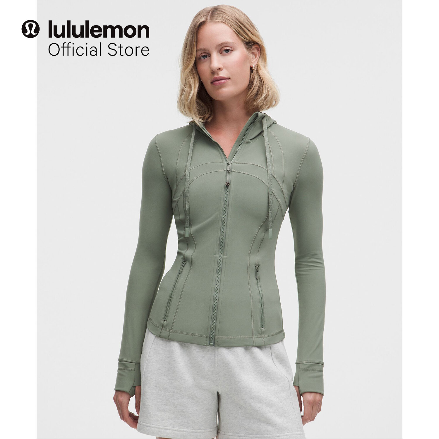 lululemon Women's Define Cropped Jacket - Ribbed Nulu™ | Lazada