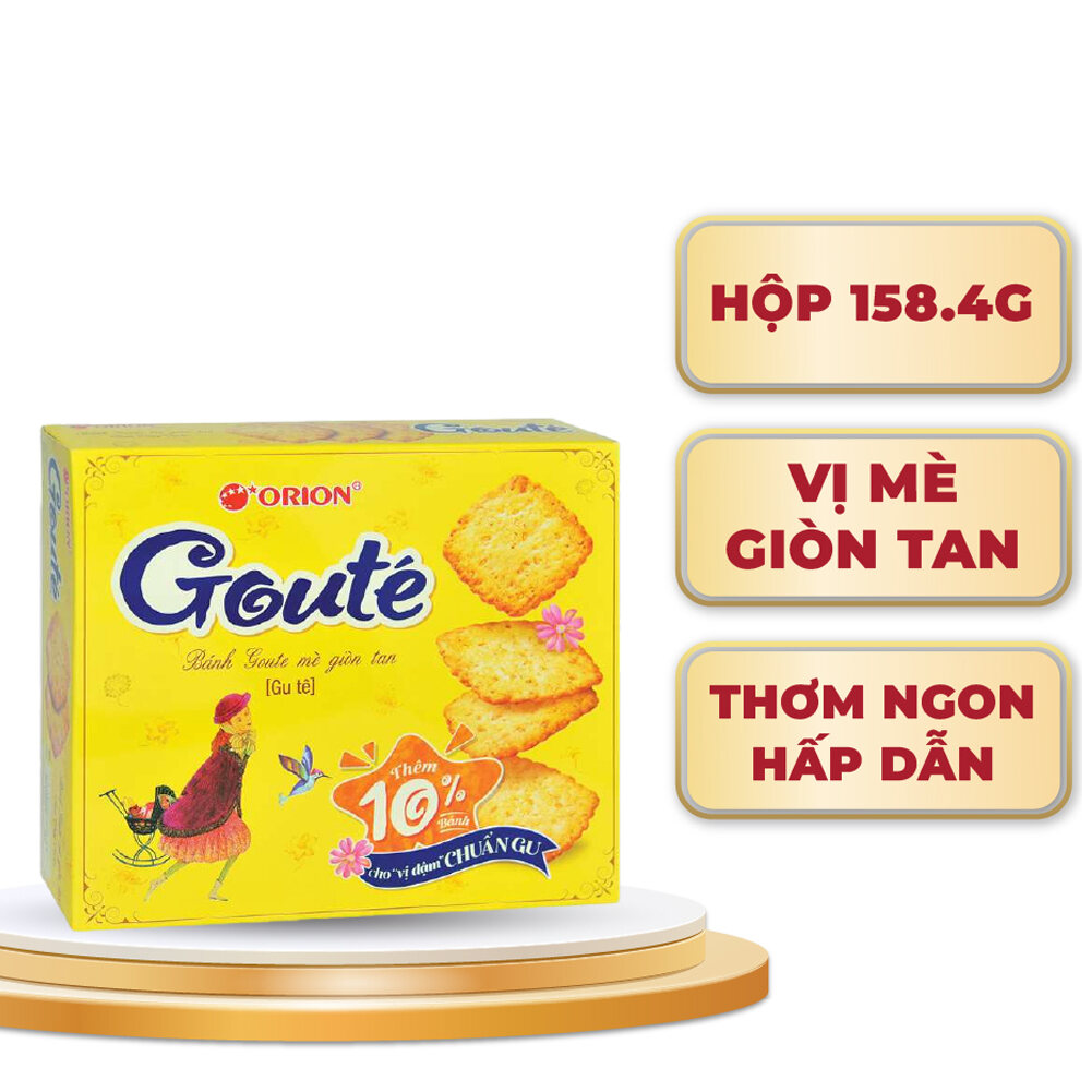 Bánh Quy Mè Giòn Goute - Hộp 158.4g