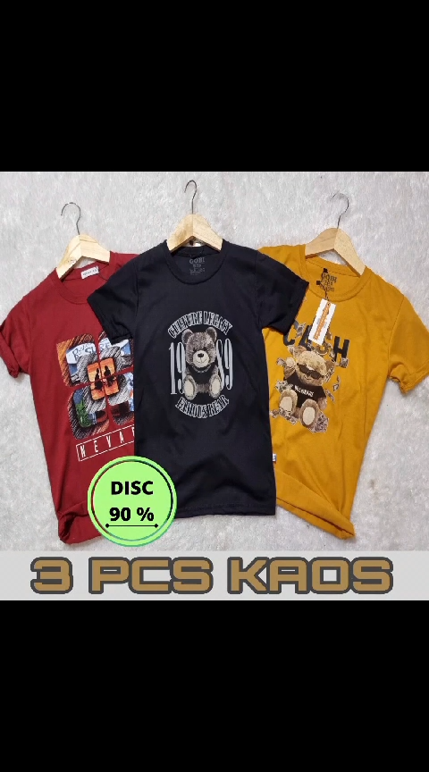 4PCS KAOS ATASAN ANAK LAKI LAKI & PEREMPUAN UNISEX USIA 5-14TAHUN