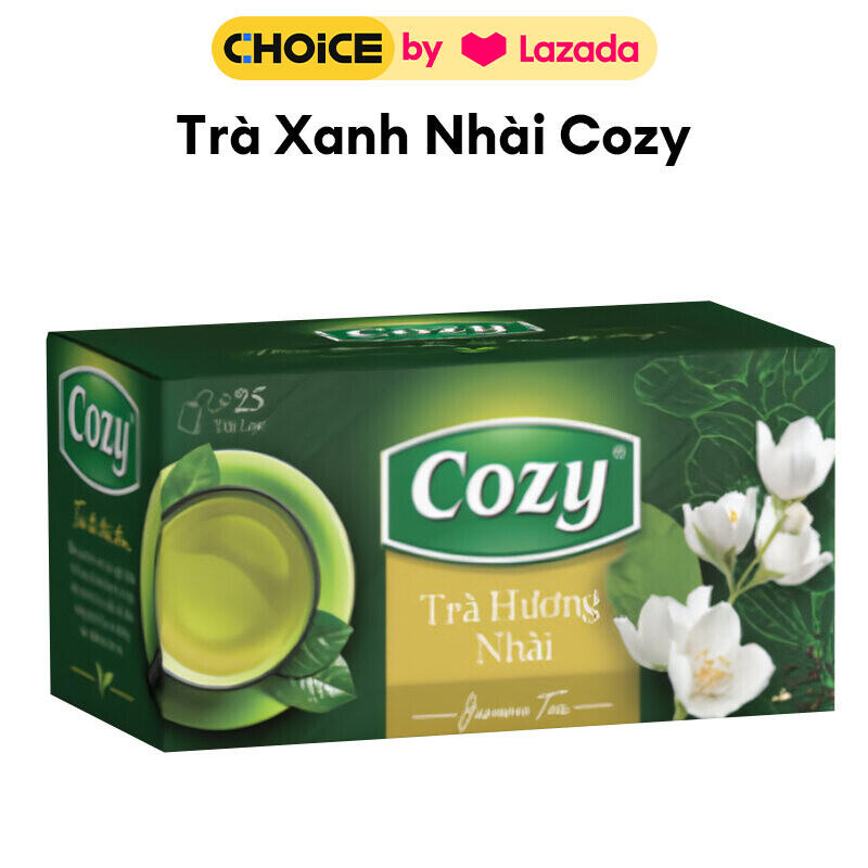 Trà Xanh Nhài Cozy Túi Lọc - Hộp 50G