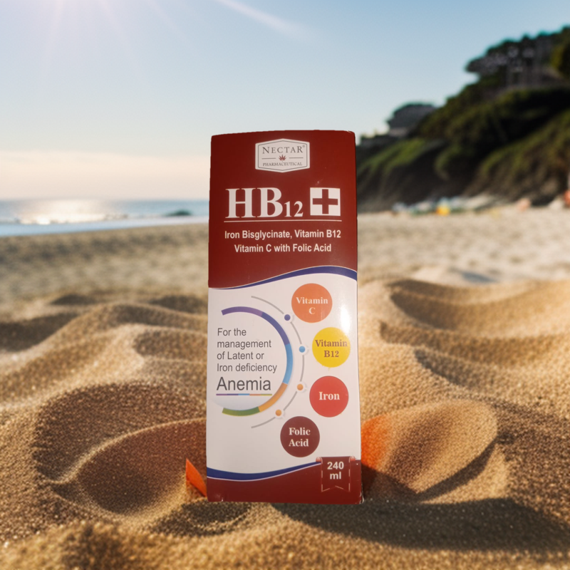 HB12+ Iron Deficiency and Fresh Blood Booster Supplement. 