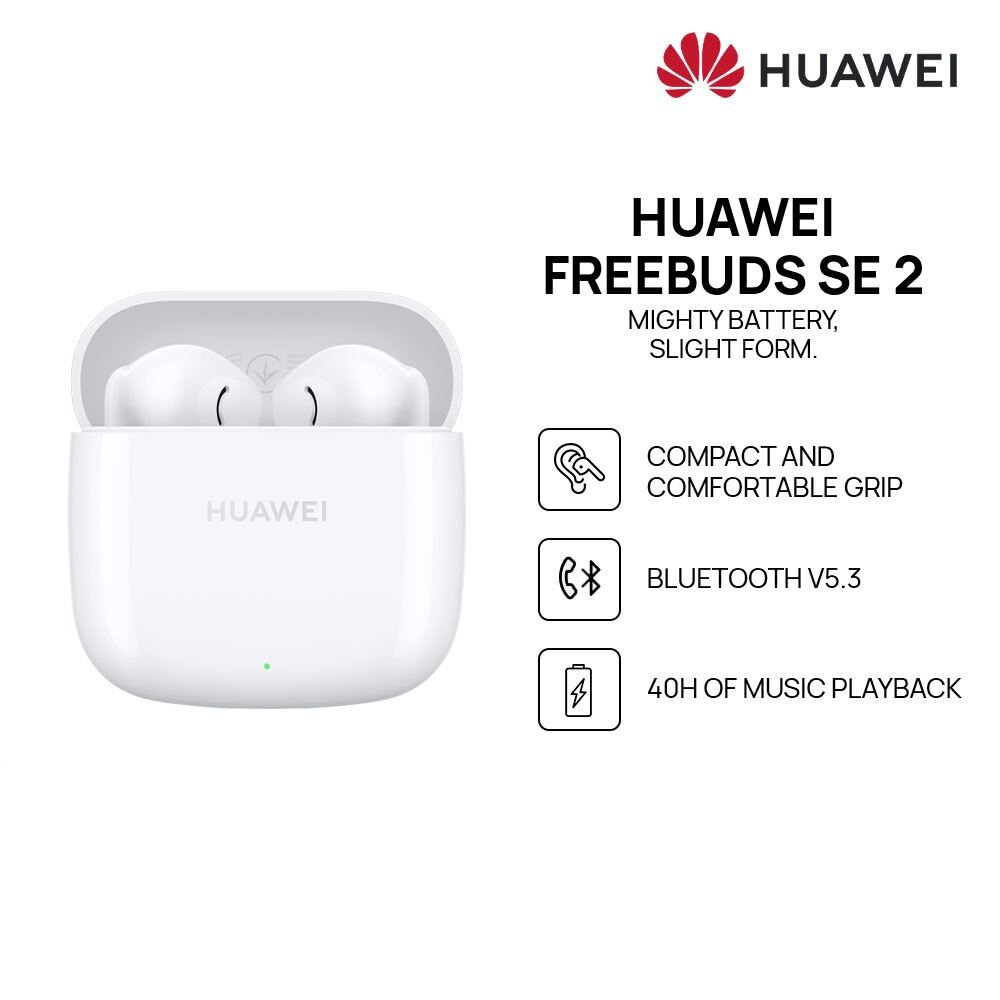 Huawei FreeBuds SE 2 Wireless Earbuds | Bluetooth 5.3 | 40 H of Music Playback | Lightweight and Compact | Fast Charging ราคา 549 บาท*ส่งฟรี