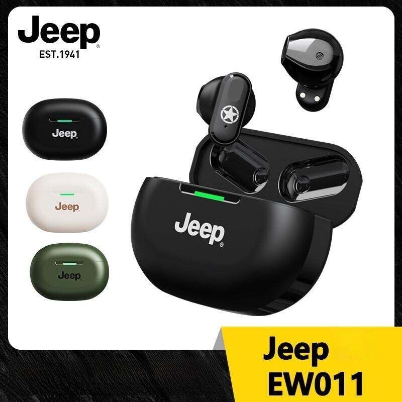 Jeep EW011 TWS Bluetooth Wireless Headphones - Bluetooth 5.3, Long Battery Life 24 hrs, IPX5 Waterproof ราคา 273 บาท*ส่งฟรี