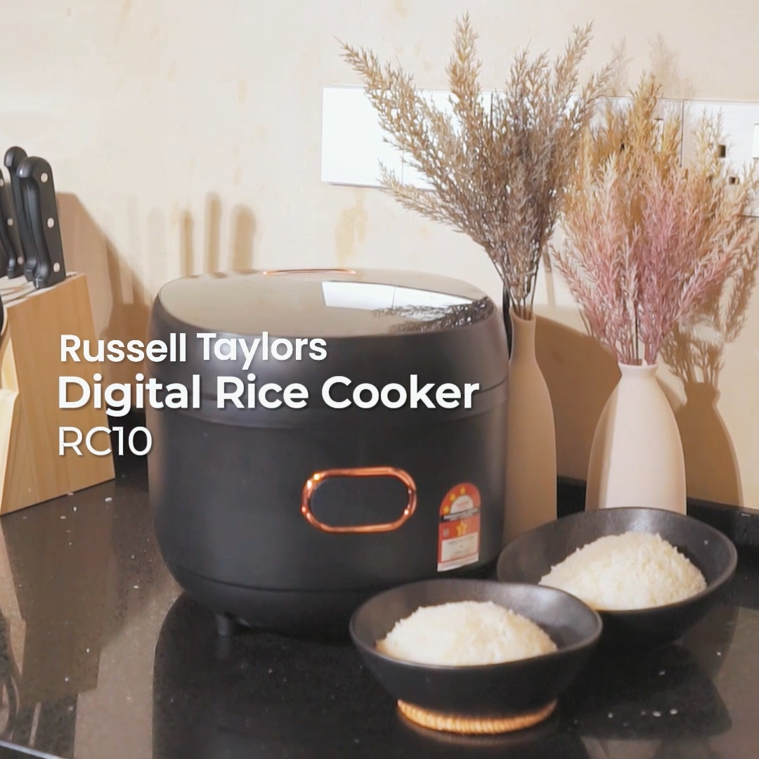 Russell Taylors Digital Low Sugar Rice Cooker (1.8L) RC10/ RC9 (1.2L ...