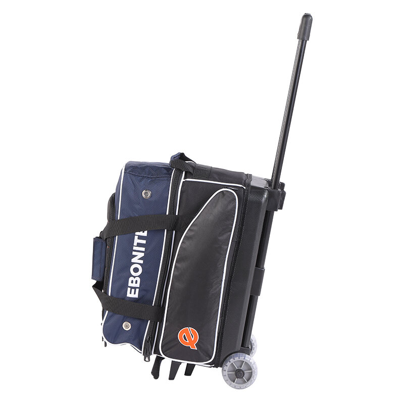 New Yabani Ebonite Bowling Bag Trolley Transparent Wheel Double Ball