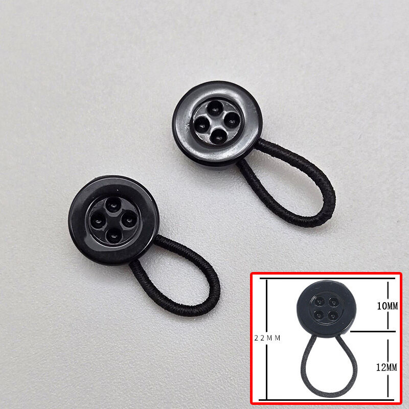 Resin Button Sleeve Cuff Shirt Collar Elastic Extension Buckle Stretchable Shirt Fastener Home Fabric Sewing DIY Accessory