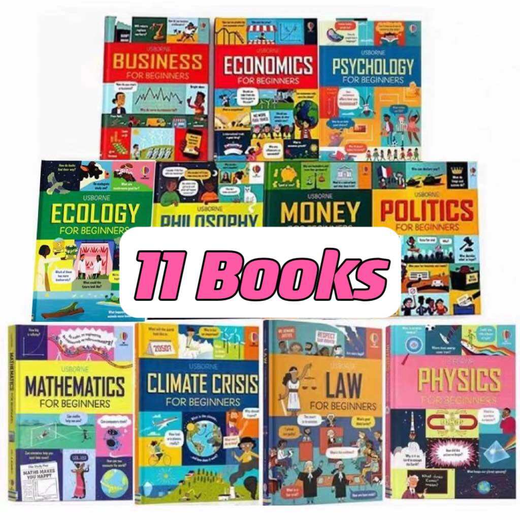[新品]11冊Usborne Economics for beginners Usborne Economics for Beginners 11 Books Hardcover | Lazada