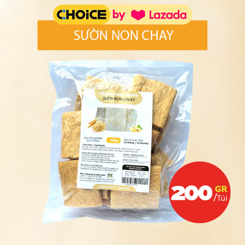 Túi 200gr Sườn Non chay đậu nành cao cấp