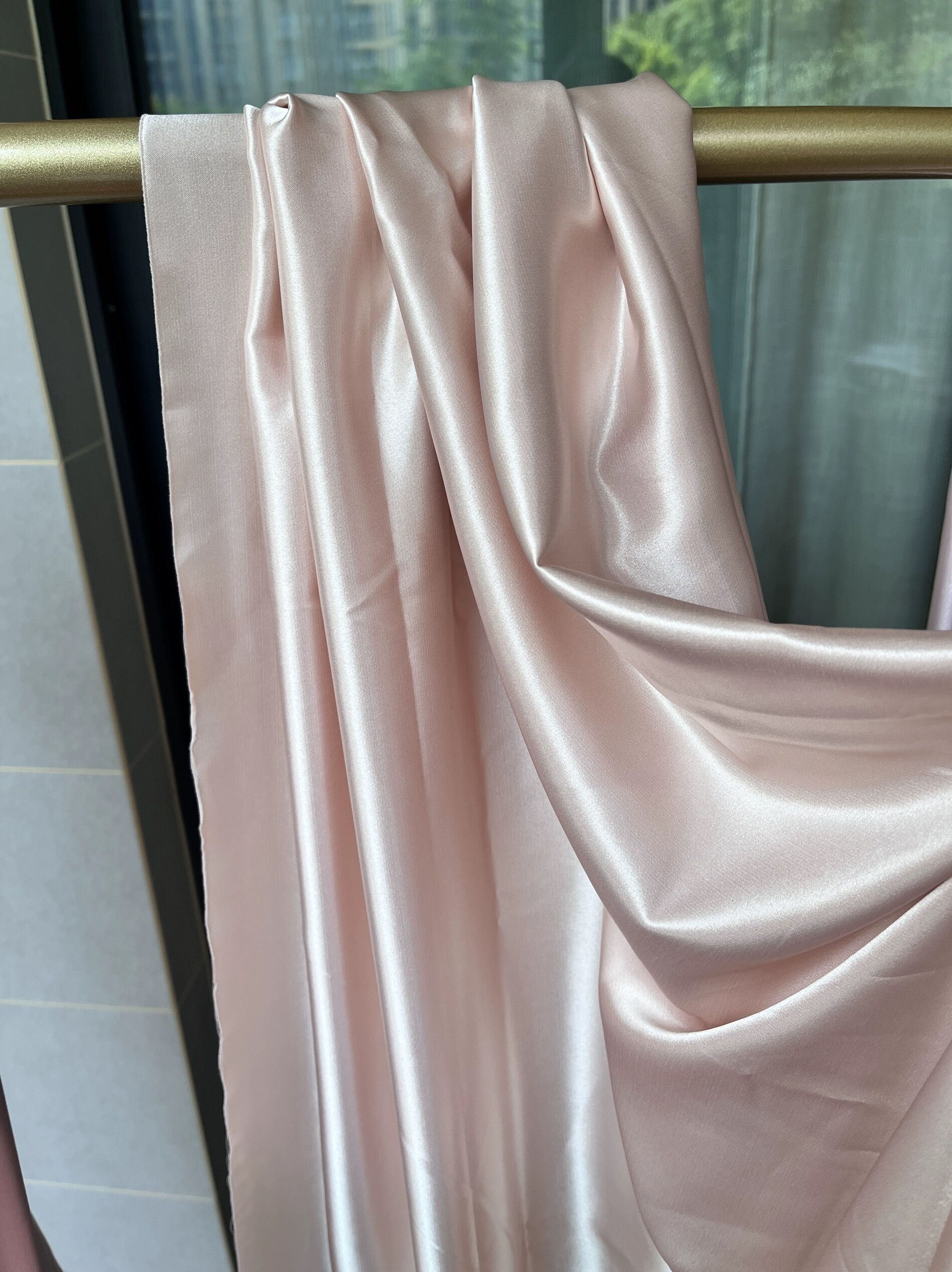 Bright Silky Satin Fabric Decoration Backdrop Ceiling