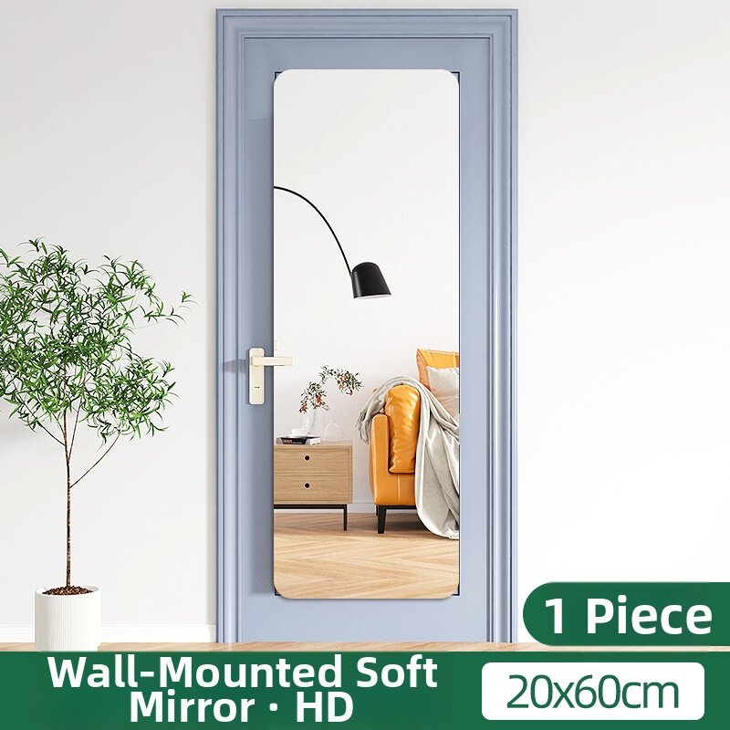 ZHENTAIYUAN | Self-Adhesive Acrylic Full Body Mirror for Wall Cabinet Door Decoration