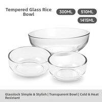 Glasslock | Multi-purpose Tempered Glass Bowls for Home Use Microwave Safe